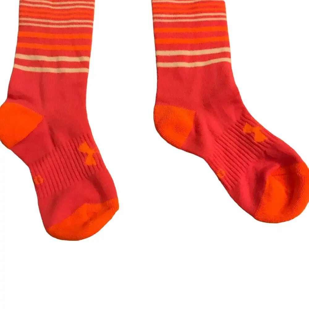 New Under Armour Girl Sock Pink Athletic